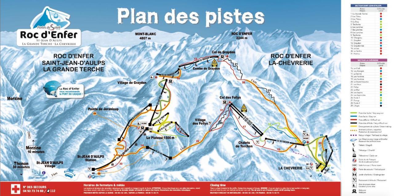 Relai S11 Grand Et Lumineux Studio Avec Coin Montagne 4-6 Pers, Wifi, 30M Des Pistes, Grand Balcon, Draps Non Compris Saint-Jean-dʼAulps Eksteriør billede