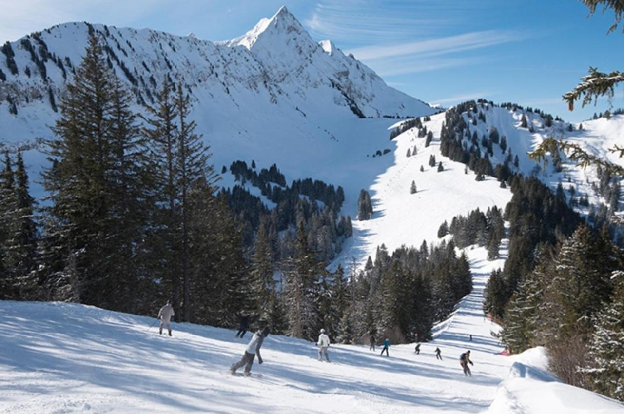 Relai S11 Grand Et Lumineux Studio Avec Coin Montagne 4-6 Pers, Wifi, 30M Des Pistes, Grand Balcon, Draps Non Compris Saint-Jean-dʼAulps Eksteriør billede