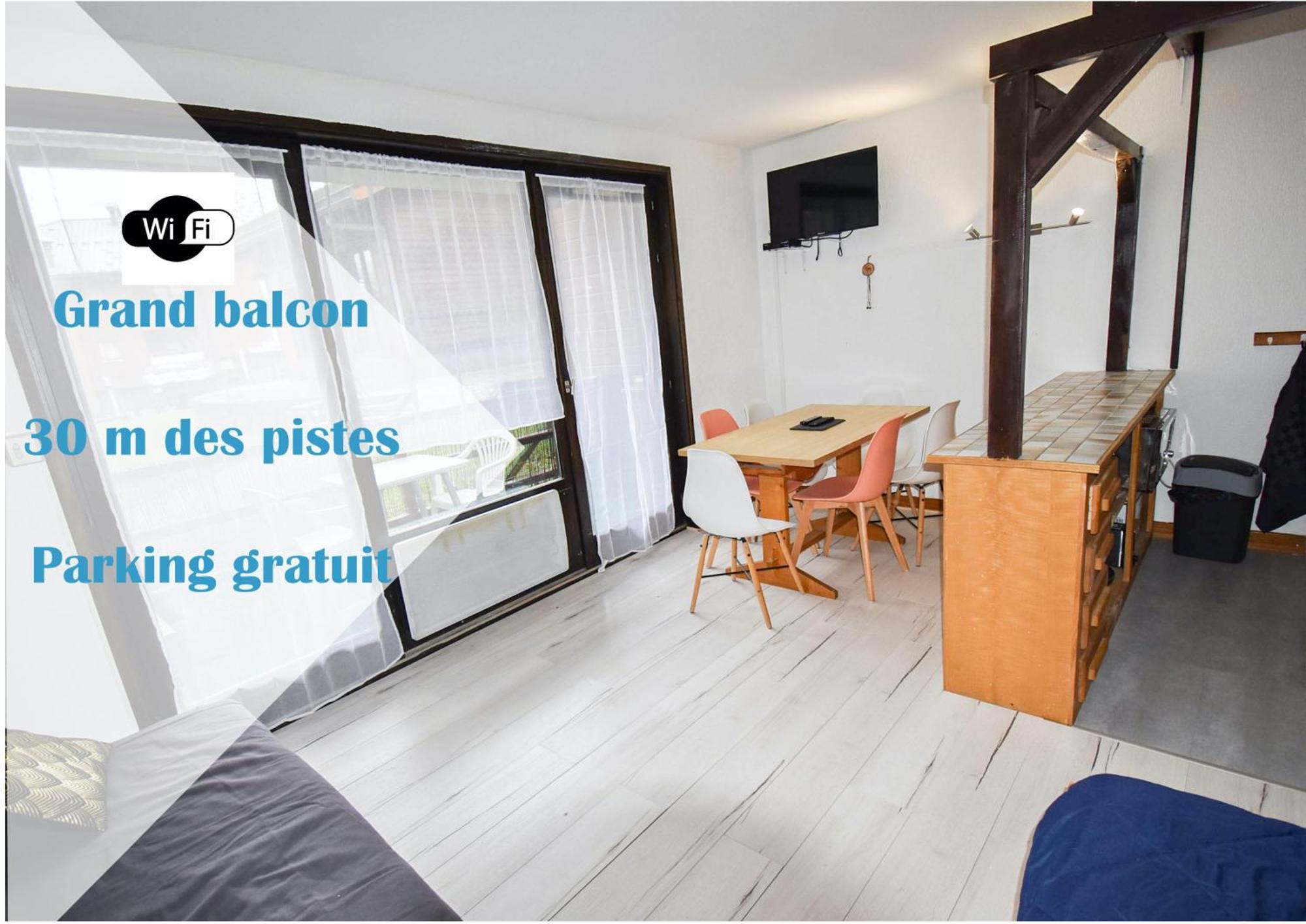 Relai S11 Grand Et Lumineux Studio Avec Coin Montagne 4-6 Pers, Wifi, 30M Des Pistes, Grand Balcon, Draps Non Compris Saint-Jean-dʼAulps Eksteriør billede